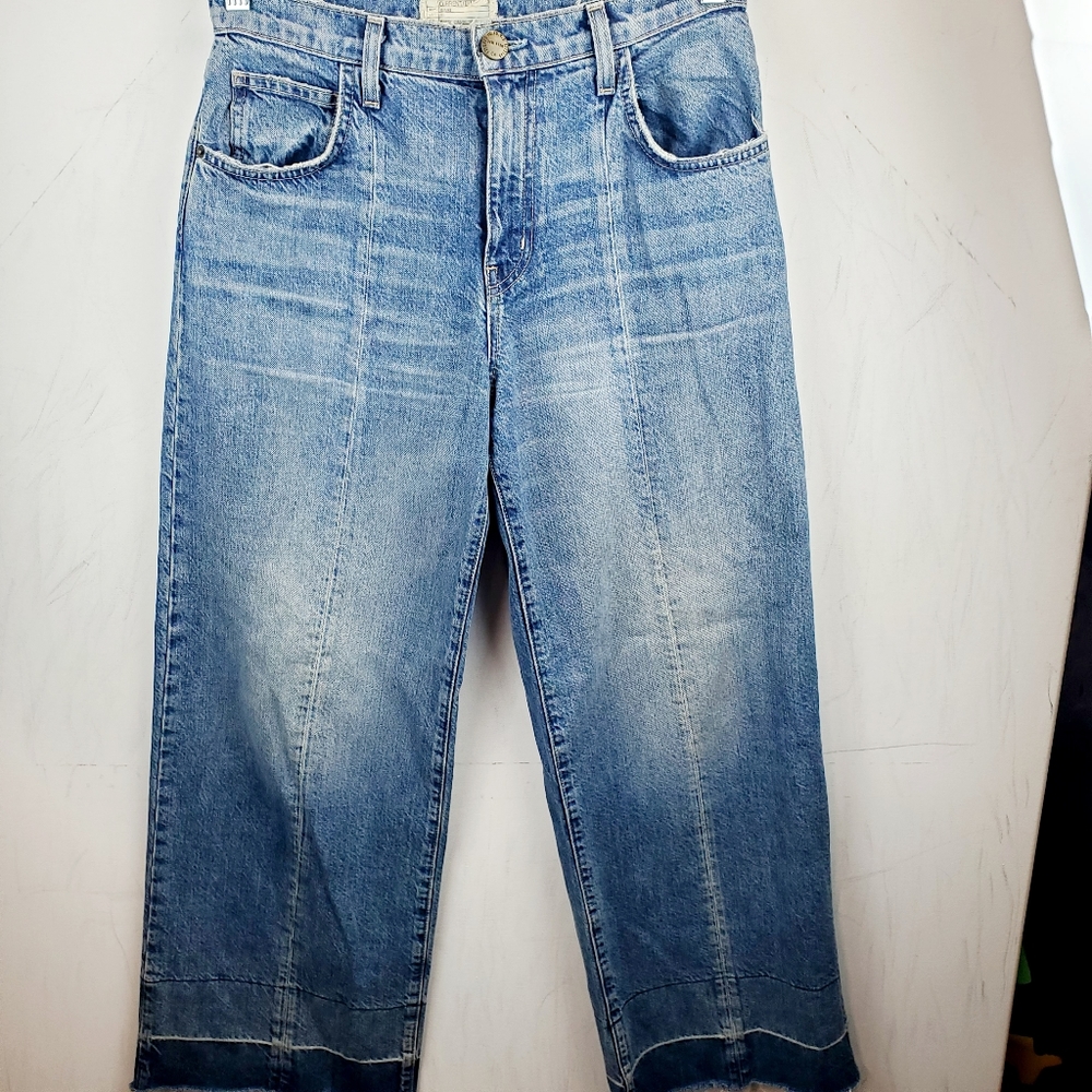 Current/Elliott  Highwaisted Wide leg Jeans Sz26